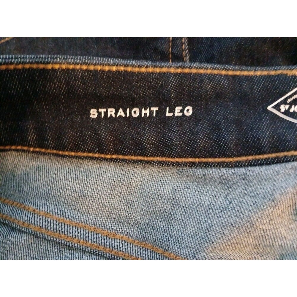 St johns Bay Womens Straight Leg Jeans size 10 Dark Wash Denim NEW VERY NICE - Picture 12 of 16